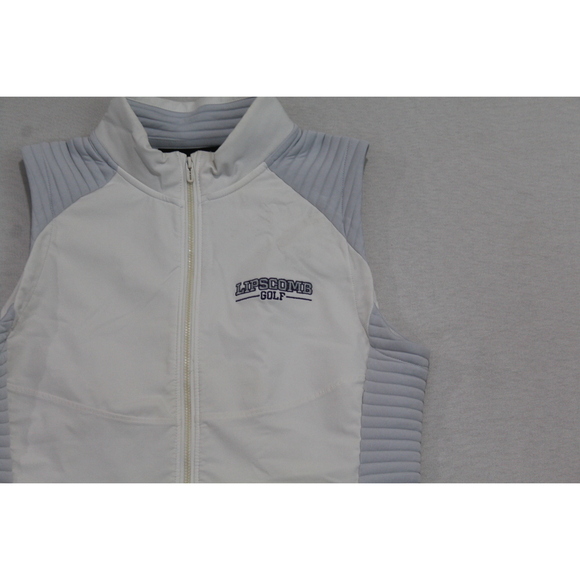 Under Armour Women White Gray Jacket Vest Lipscomb Golf Size Small - Picture 3 of 9